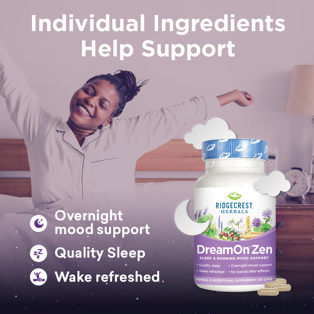 DreamOn Zen Sleep Supplement with a Unique Vitamin and Herbal Blend