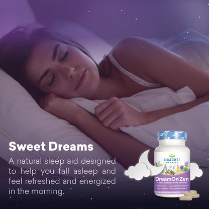 DreamOn Zen Sleep Supplement with a Unique Vitamin and Herbal Blend