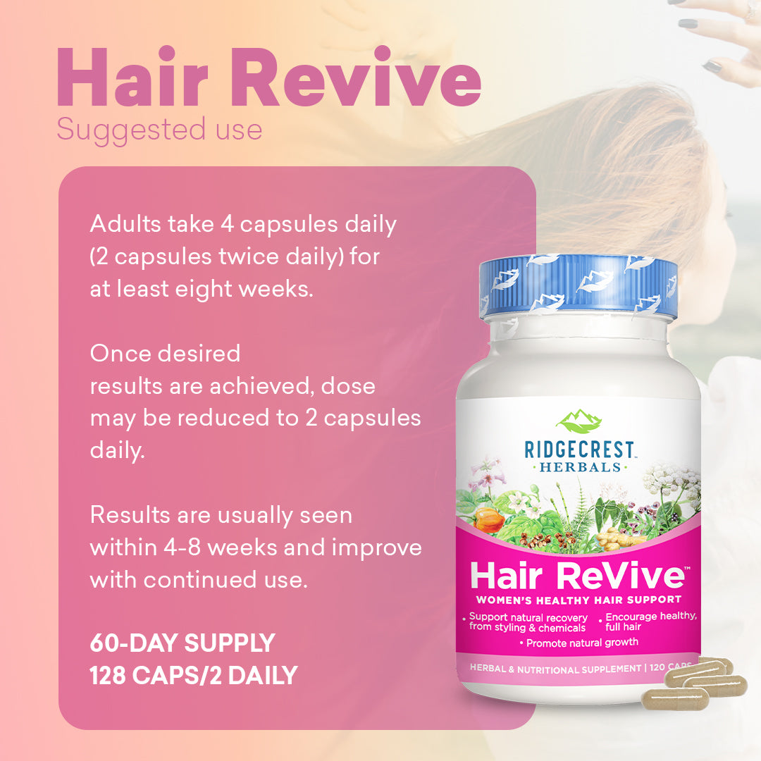 Every Day Is A Good Hair Day with Ridgecrest Herbals Hair ReVive