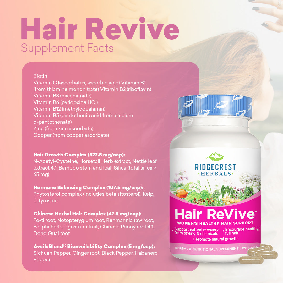 Every Day Is A Good Hair Day with Ridgecrest Herbals Hair ReVive